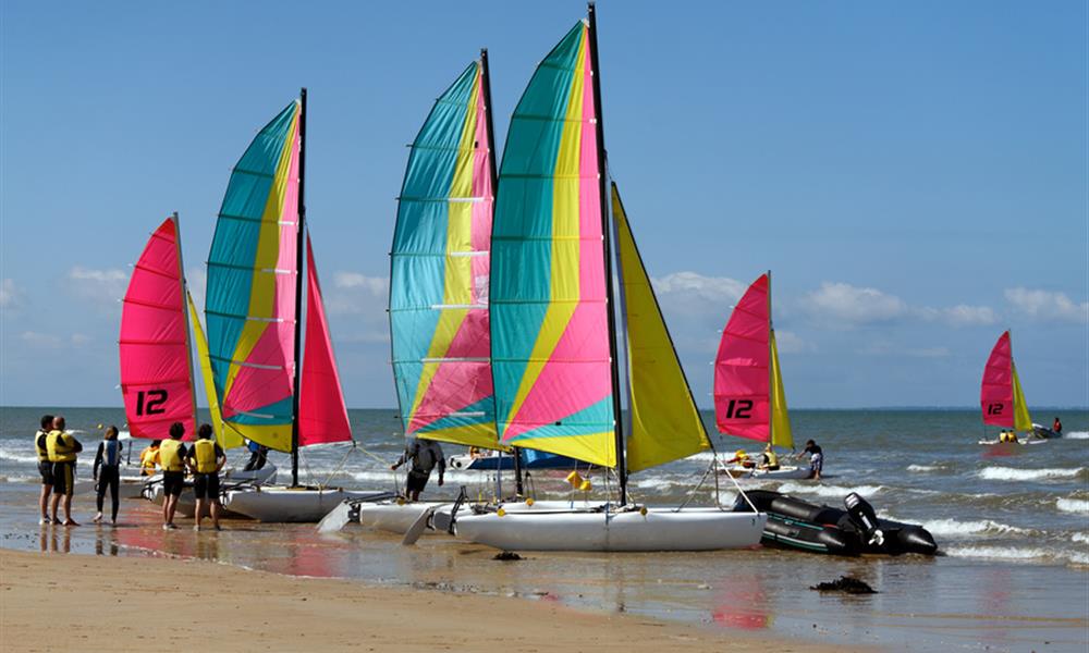 Pratique du catamaran - Sports nautiques St Gilles Croix de Vie